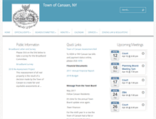 Tablet Screenshot of canaannewyork.org